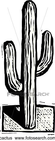 Cactus View Large Clip Art Graphic Clip Art - Cactus. Fotosearch
