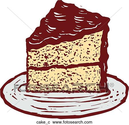 Cake View Large Clip Art Graphic Clipart - Cake. Fotosearch