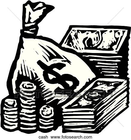 Clipart - Cash. Fotosearch