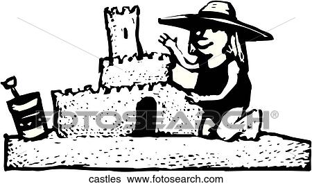 Castles View Large Clip Art Graphic Clip Art - Castles. Fotosearch
