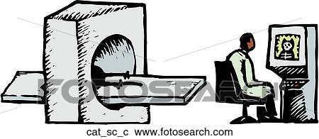 Clipart - Cat Scan. Fotosearch