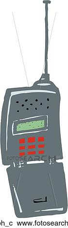 Clipart - Cell Phone. Fotosearch