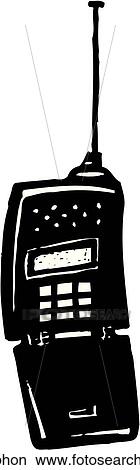 Clipart - Cell Phone. Fotosearch