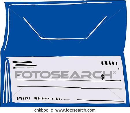 Checkbook View Large Clip Art Graphic Clipart - Checkbook. Fotosearch