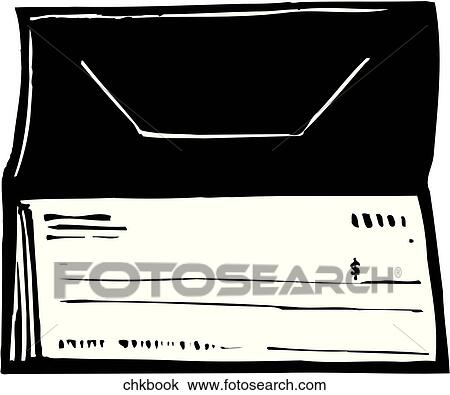 Checkbook View Large Clip Art Graphic Clipart - Checkbook. Fotosearch