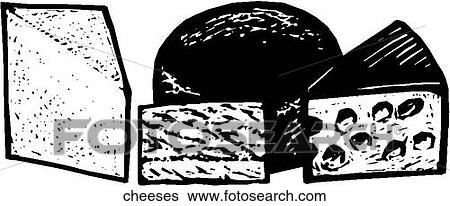 Cheeses View Large Clip Art Graphic Clip Art - Cheeses. Fotosearch