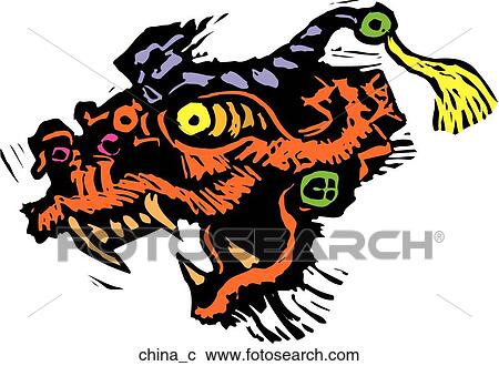 China Mask View Large Clip Art Graphic Clipart - China Mask. Fotosearch