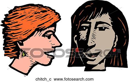 Chit Chat View Large Clip Art Graphic Clipart - Chit Chat. Fotosearch