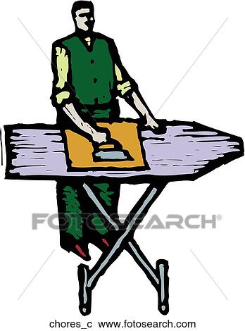 Chores View Large Clip Art Graphic Clipart - Chores. Fotosearch