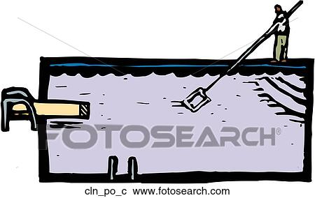 Clipart - Clean Pool. Fotosearch