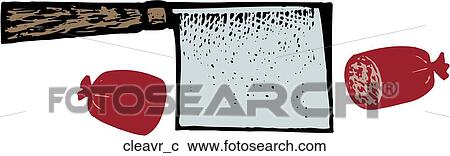 Cleaver View Large Clip Art Graphic Clipart - Cleaver. Fotosearch