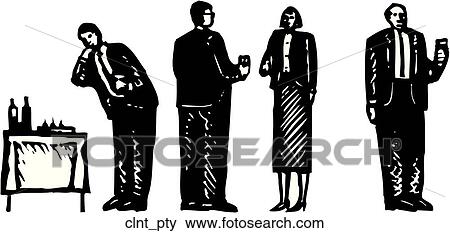 Client Party View Large Clip Art Graphic Clip Art - Client Party. Fotosearch
