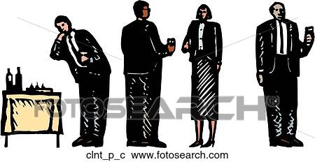 Client Party View Large Clip Art Graphic Clipart - Client Party. Fotosearch