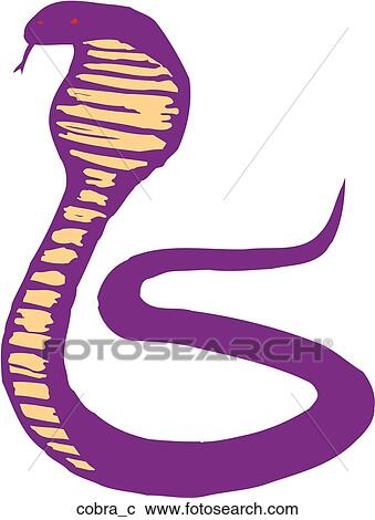 Cobra View Large Clip Art Graphic Clipart - Cobra. Fotosearch