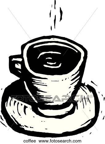 Coffee View Large Clip Art Graphic Clipart - Coffee. Fotosearch