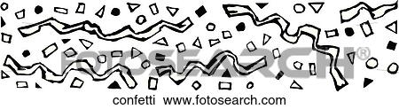 Clipart - Confetti. Fotosearch