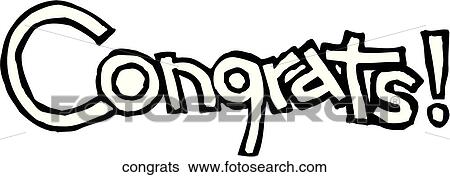 Congrats! View Large Clip Art Graphic Clip Art - Congrats!. Fotosearch