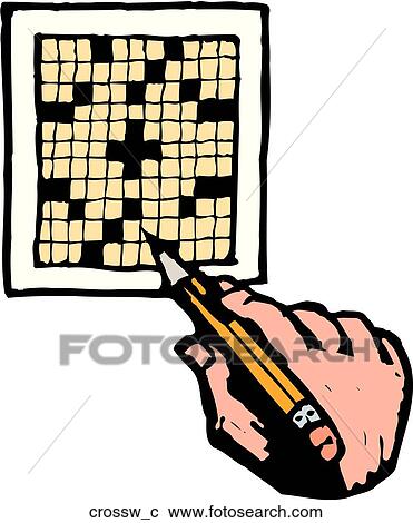 Clipart - Crossword. Fotosearch
