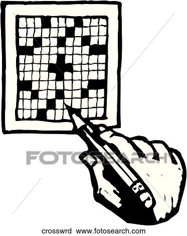 Clipart - Crossword. Fotosearch