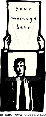 Cue Card View Large Clip Art Graphic Clipart - Cue Card. Fotosearch
