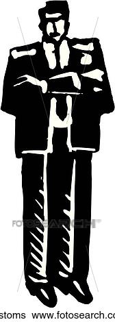Customs View Large Clip Art Graphic Clip Art - Customs. Fotosearch