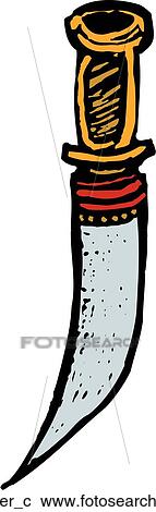 Dagger View Large Clip Art Graphic Clipart - Dagger. Fotosearch