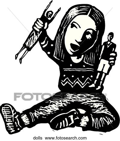 Clip Art - Dolls. Fotosearch