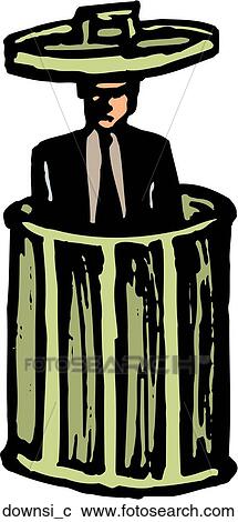 Downsized View Large Clip Art Graphic Clipart - Downsized. Fotosearch