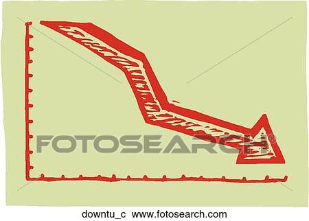 Clipart - Downturn. Fotosearch