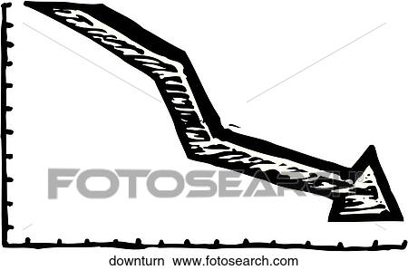 Downturn View Large Clip Art Graphic Clipart - Downturn. Fotosearch