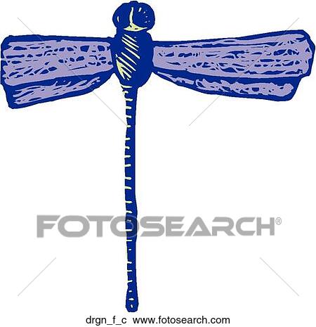 Dragonfly View Large Clip Art Graphic Clipart - Dragonfly. Fotosearch