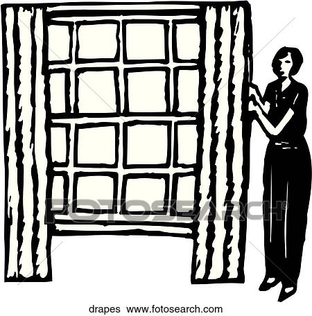 Clip Art - Drapes. Fotosearch