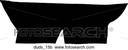 Duds 15b View Large Clip Art Graphic Clipart - Duds 15b. Fotosearch