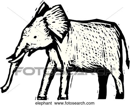 Elephant 3 View Large Clip Art Graphic Clip Art - Elephant 3. Fotosearch