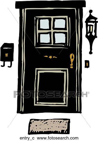 Clipart - Entry. Fotosearch