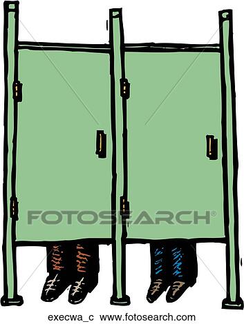 Clipart - Exec Washroom. Fotosearch