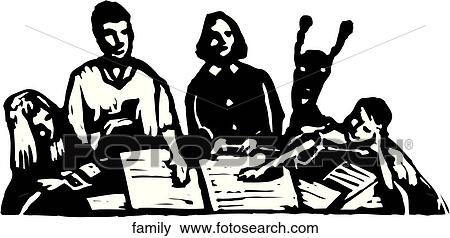 Clip Art - Family. Fotosearch
