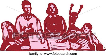 Clipart - Family. Fotosearch