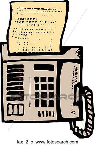 Fax 2 View Large Clip Art Graphic Clipart - Fax 2. Fotosearch