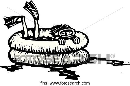 Clip Art - Fins. Fotosearch