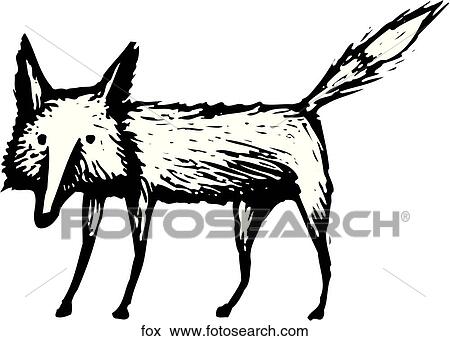 Fox View Large Clip Art Graphic Clip Art - Fox. Fotosearch