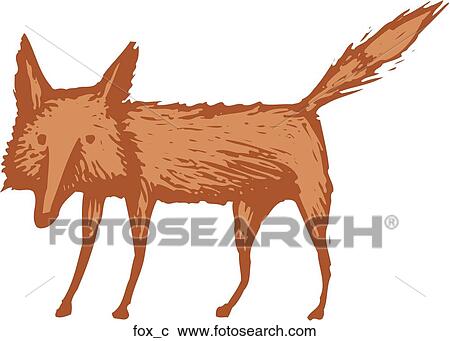 Clipart - Fox. Fotosearch