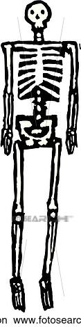 Clipart - Fred Skeleton. Fotosearch