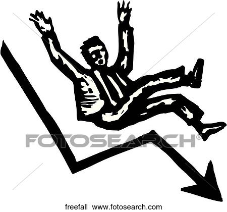 Free-Fall View Large Clip Art Graphic Clipart - Free-Fall. Fotosearch
