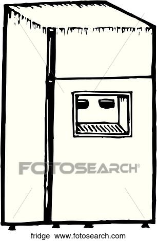 Clipart - Fridge. Fotosearch