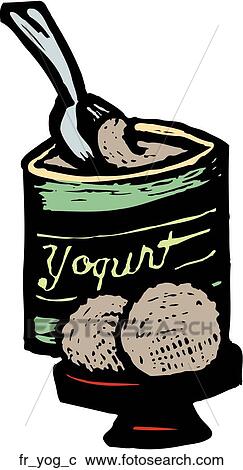 Clipart - Frozen Yogurt. Fotosearch