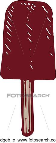 Fudge Bar View Large Clip Art Graphic Clipart - Fudge Bar. Fotosearch