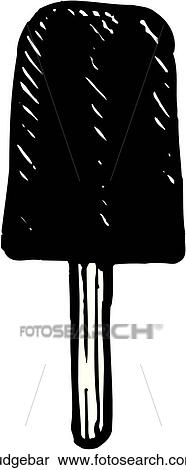 Clipart - Fudge Bar. Fotosearch