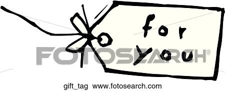 Clipart - Gift Tag. Fotosearch