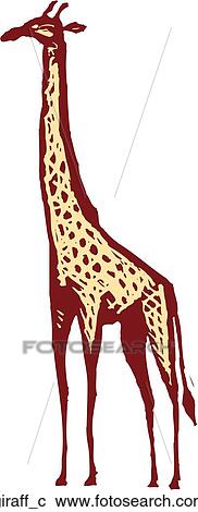 Clipart - Giraffe. Fotosearch